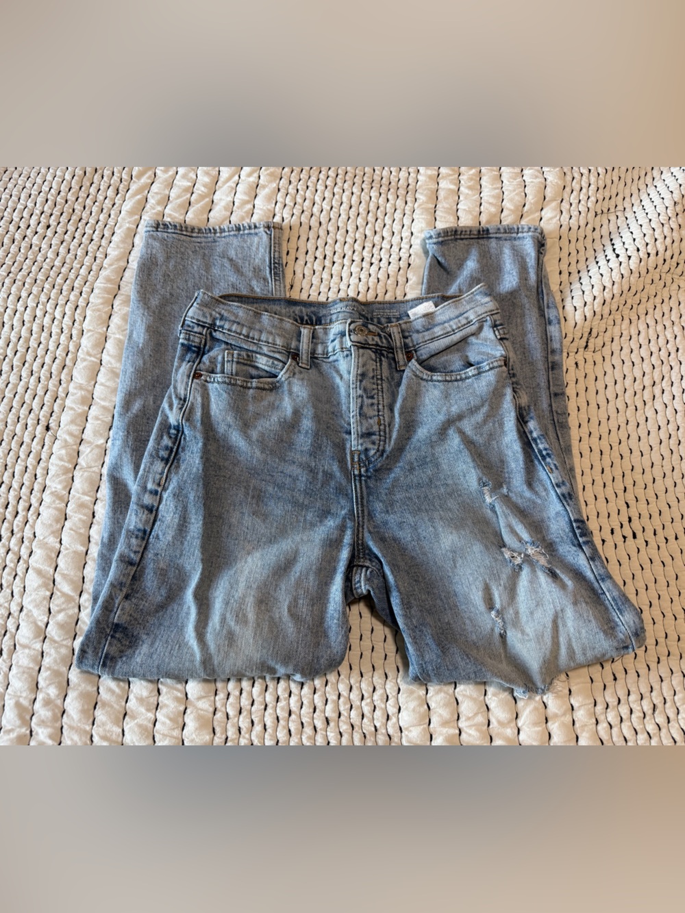 Old Navy Light Blue Straight Leg Jeans